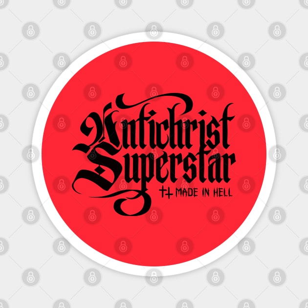 ANTICHRIST SUPERSTAR Magnet by artslaves